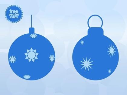 Christmas Balls Free Vector