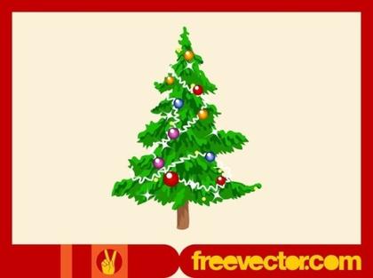 Christmas Tree Footage Free Vector