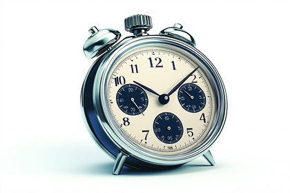 Chrome Alarm Clock