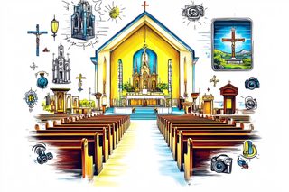 Church Interior Sketch