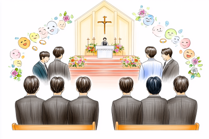 Church Wedding with Happy Memories