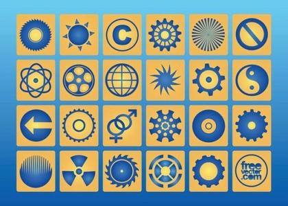 Circle Icons Free Vector