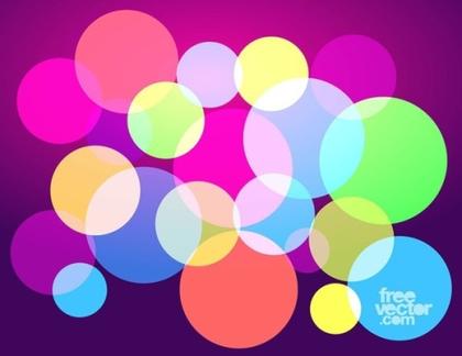 Circles Background Free Vector