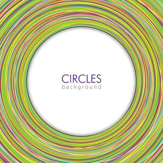 Circles Background Free Vector