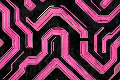 Circuitous Routes in Pink