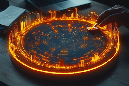 Circular Data Visualization Interface
