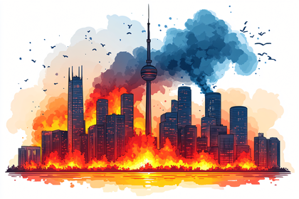City Ablaze