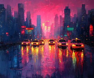 City Taxi Lights