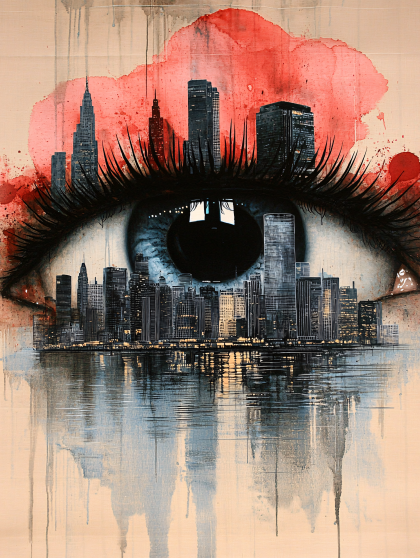 Cityscape Eye Art