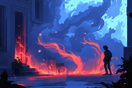 Cityscape Inferno