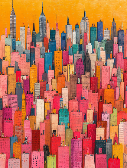 Cityscape Painting