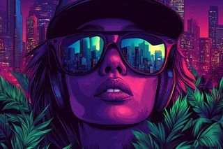 Cityscape Reflection in Sunglasses