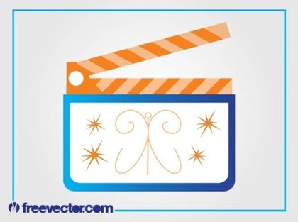 Clapperboard Free Vector