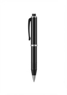 black ballpoint pen
