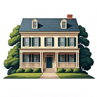 colonial style house