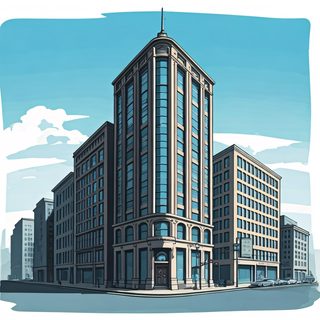 corner office building