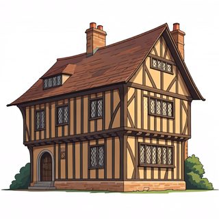 tudor timber house