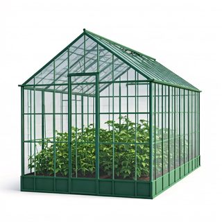 greenhouse with plants