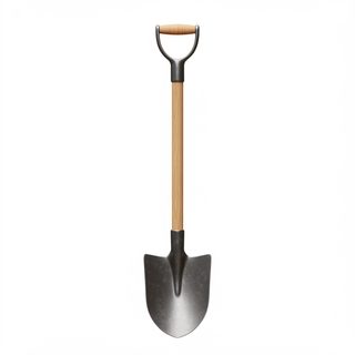 classic garden shovel