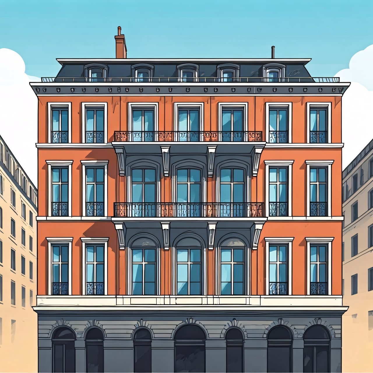 paris apartment facade