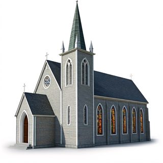 rural church building