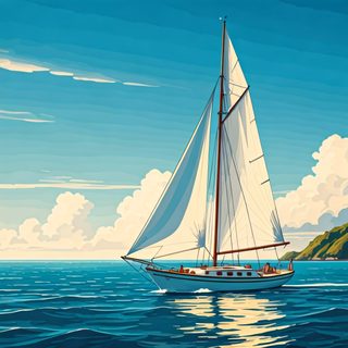 sailboat sailing sea