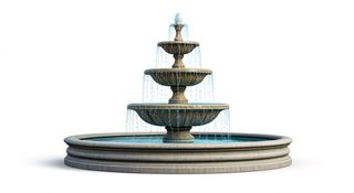 stone water fountain