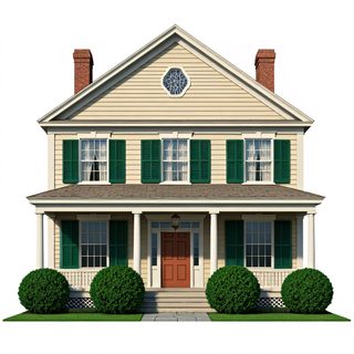 colonial style house