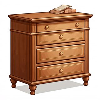 wooden bedroom dresser