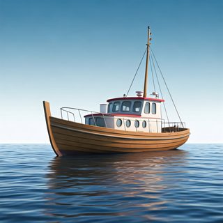 wooden fishing boat