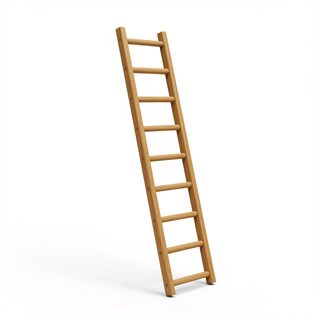 wooden ladder
