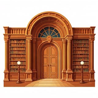 classic-library-entrance