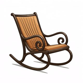 vintage rocking chair