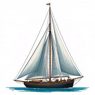 vintage sailing boat