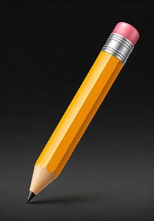yellow graphite pencil
