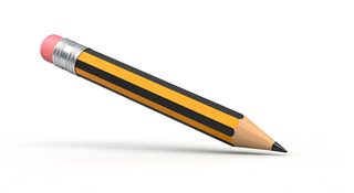yellow wooden pencil