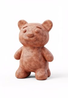 clay teddy bear