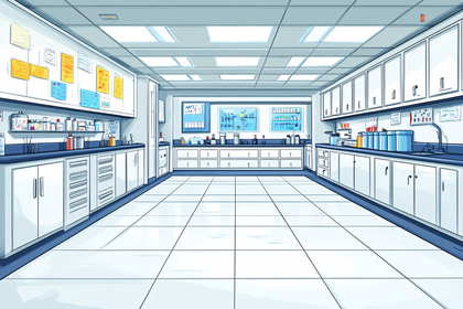 Clean Laboratory Interior