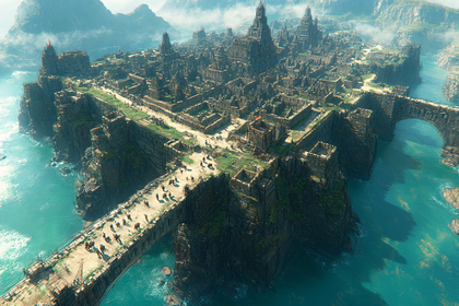 Cliffside Citadel of Antiquity