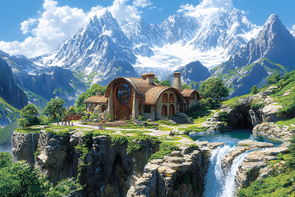 Cliffside Mountain Retreat