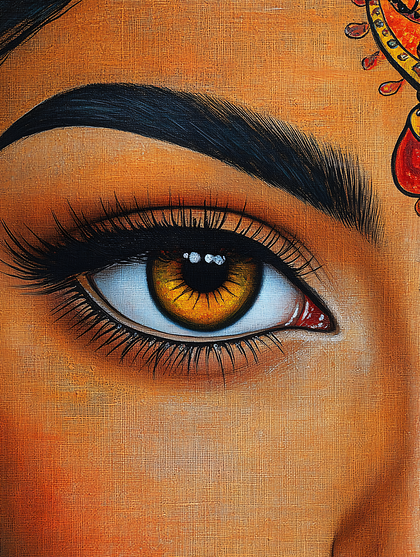 Close Up Eye Portrait