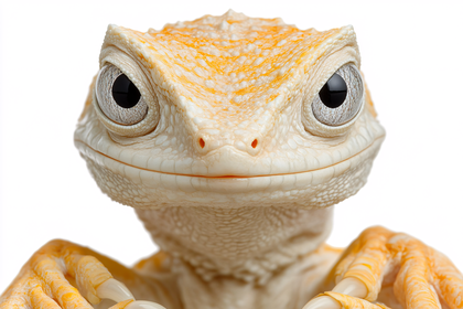 Close-up of a Cute Bearded Dragon