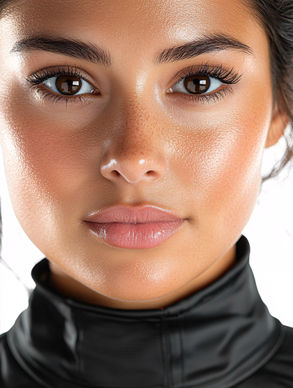 Close Up Portrait Of A Woman