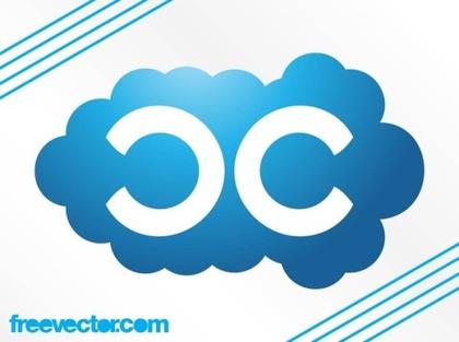 Cloud Logo Template Free Vector