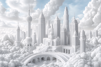 Cloudscape Cityscape
