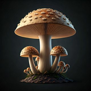 Mushroom cluster