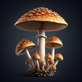 cluster-amanita-mushrooms