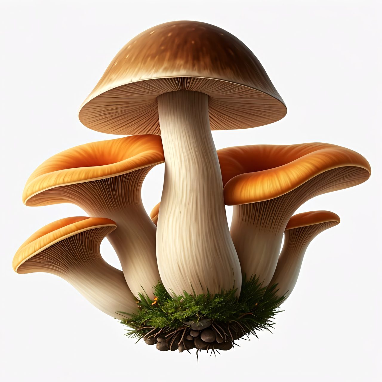 mushroom-cluster-isolated