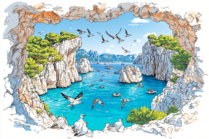 Coastal Cliff Scenery