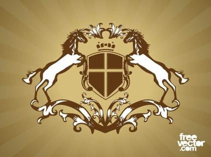 Coat of Arms Design Free Vector